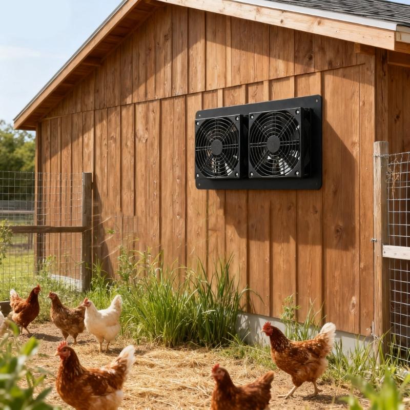 Professional Solar Powered Exhaust Fan 15W Household Ventilation Fan Solar plate Powered Fan Air Extractors Easy to Use