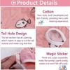 Female Dog Diapers with Suspender Washable Reusables Nappies for Small Media Girl Dog In Heat Period Incontinence