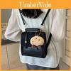 Fashionable Multi-functional Women's Backpack Stylish Casual Pu Material Waterproof Design