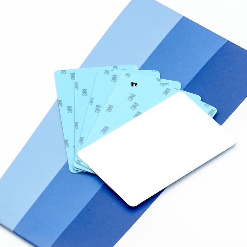 Pretude Self-adhesive White PVC Card