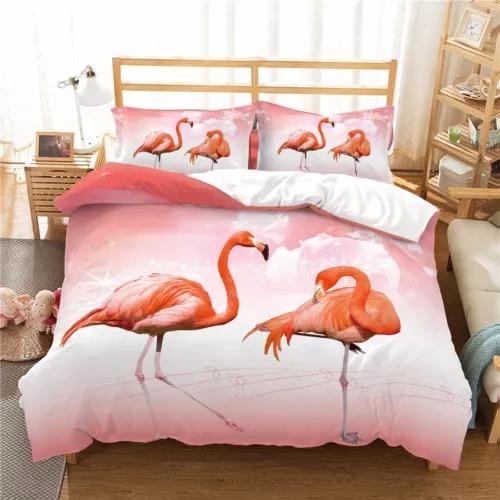 Comforter Flamingo Bed Decoration First Choice Gift Suitable For Children Boys Girls And Adults Comfortable Breathable