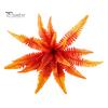 Decorative Branches for Terraces Artificial Fall Fern Plants, 18 Heads Autumn Orange Fake Persian Marine Theme Landscape Decorations Greenery Bushes,