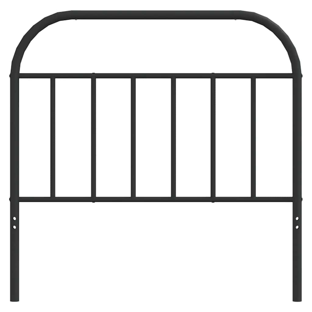 Replacement Headboard Metal Black 100 cm