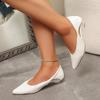 Chaussures Simples pour Femmes à la Mode Style Européen Cuir Huilé Découpe Talon Chat Tige Basse Automne Été Nouvel Arrivage Confortable