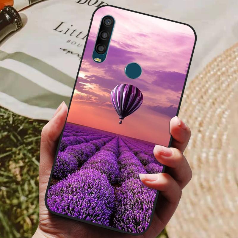 Pour Alcatel 1SE 2020 Coque Anti-choc Fleur Arrière Pour Alcatel 1SE 2020 5030F 5030U 5030D Silicone Souple Coques de Téléphone Pare-chocs