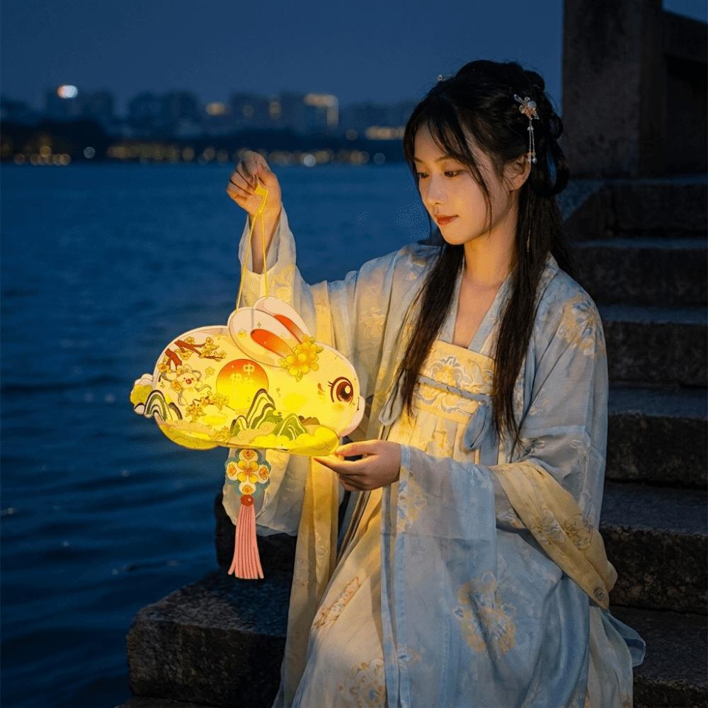 Glowing Mid-Autumn Festival Lantern Luminous Lantern DIY Material Package Party Decoration