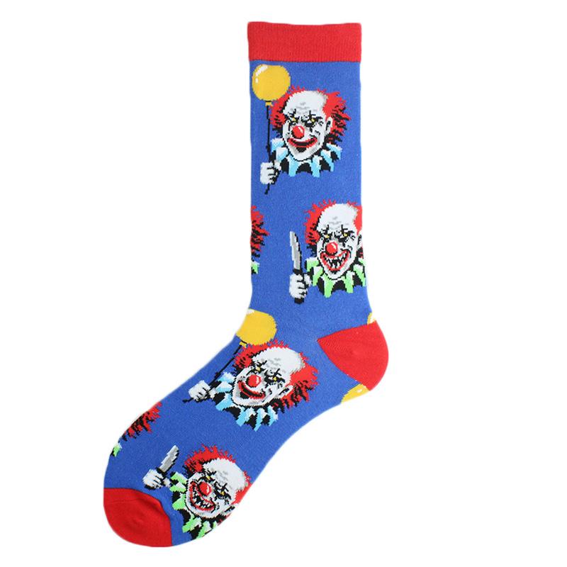 Men Dinosaur Astronaut Planet Crew Socks Harajuku Big Size Sokken Unisex Skateboard Divertidos Happy Design Hip Hop Funny Socks