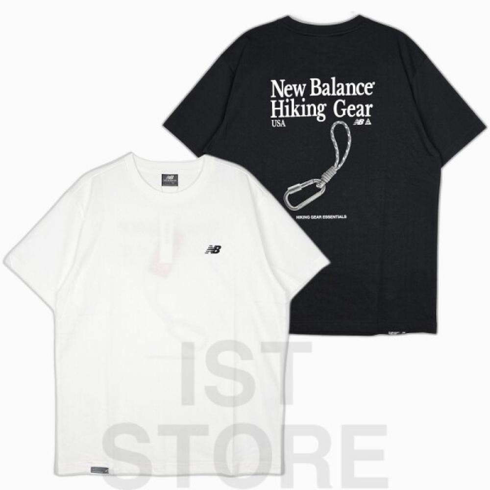 

New Balance Футболка Карабин Графический Короткий рукав оверсайз Nbnefco283 (10)White/100(L)