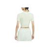 Nike Embroidered Logo Breathable Slim Fit Short Sleeve T-Shirt Women tops Light-Green DN5853-394