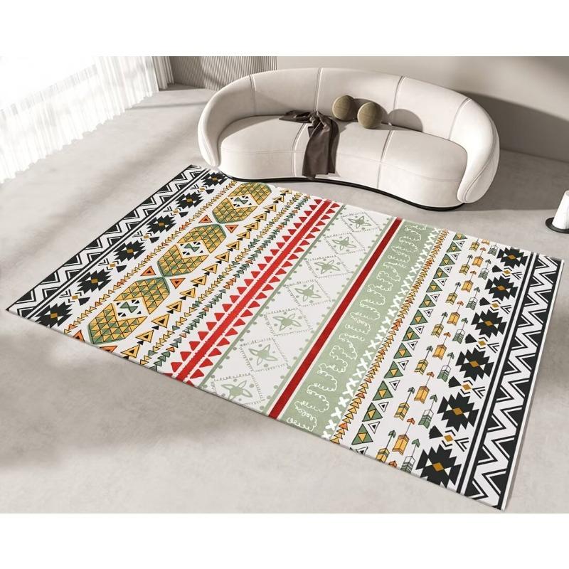 Modern Simple Household Mat Living Room Large Size Luxury Carpet Non-slip Bedroom Bedside Bay Window Rug Washable Kitchen Rug