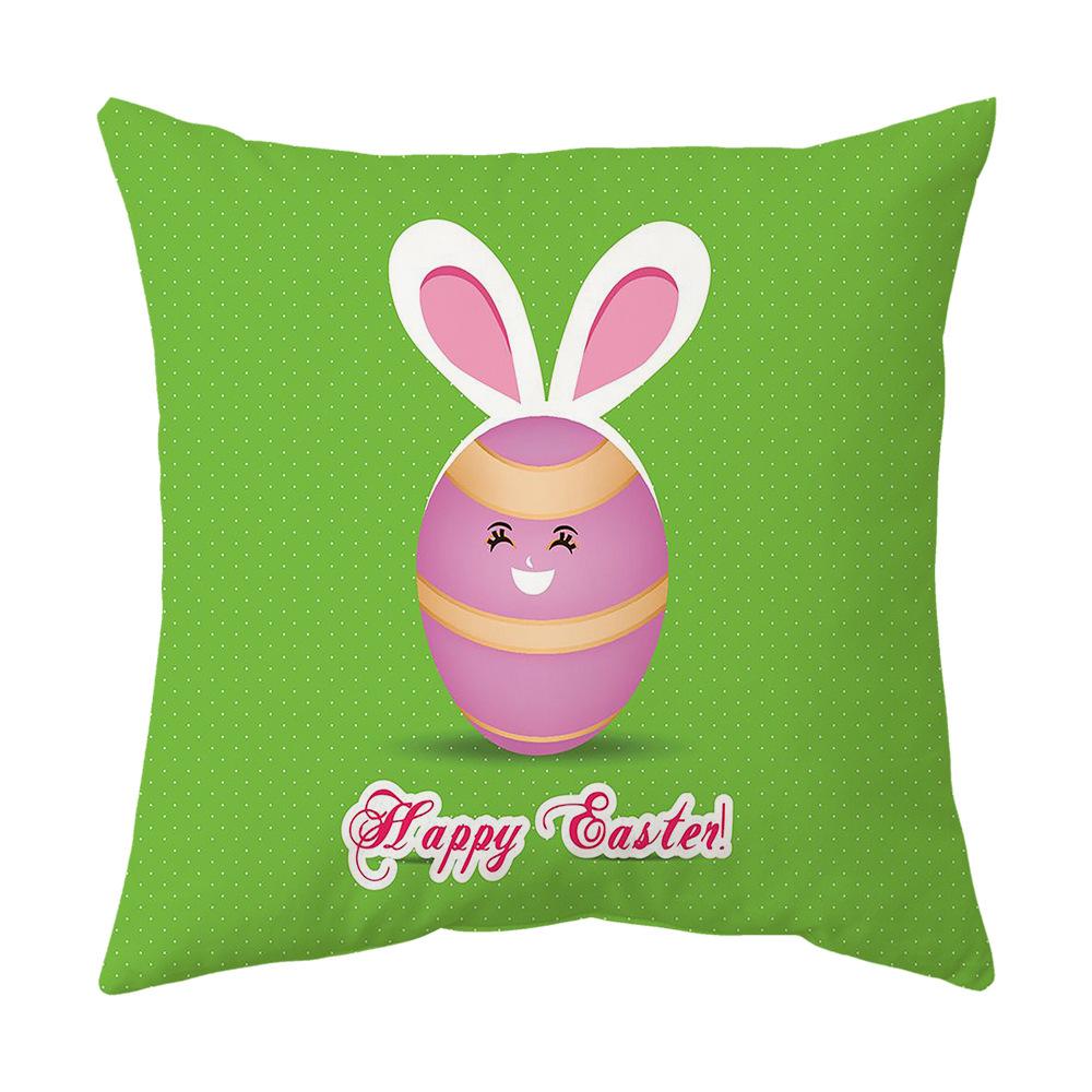 Easter Pillow Cover Cartoon Sofa Cushion Cover Office Waist Cushion Cover