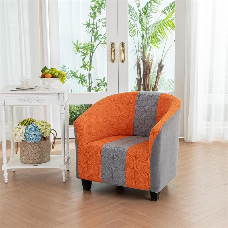 

Jacquard Club Chair Covers Sofa Cover for Armchairs Stretch Couch Slipcovers Removable for Bar Counter Living Room Reception