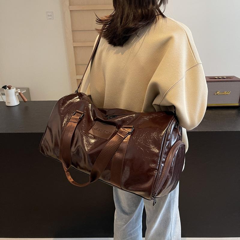 Módní cestovní taška Vodotěsná Cestovní taška na služební cestu Velkokapacitní Úložný prostor na boty Ruční Oddělení suchého od mokrého Tréninková taška Pokročilý pocit Taška do posilovny