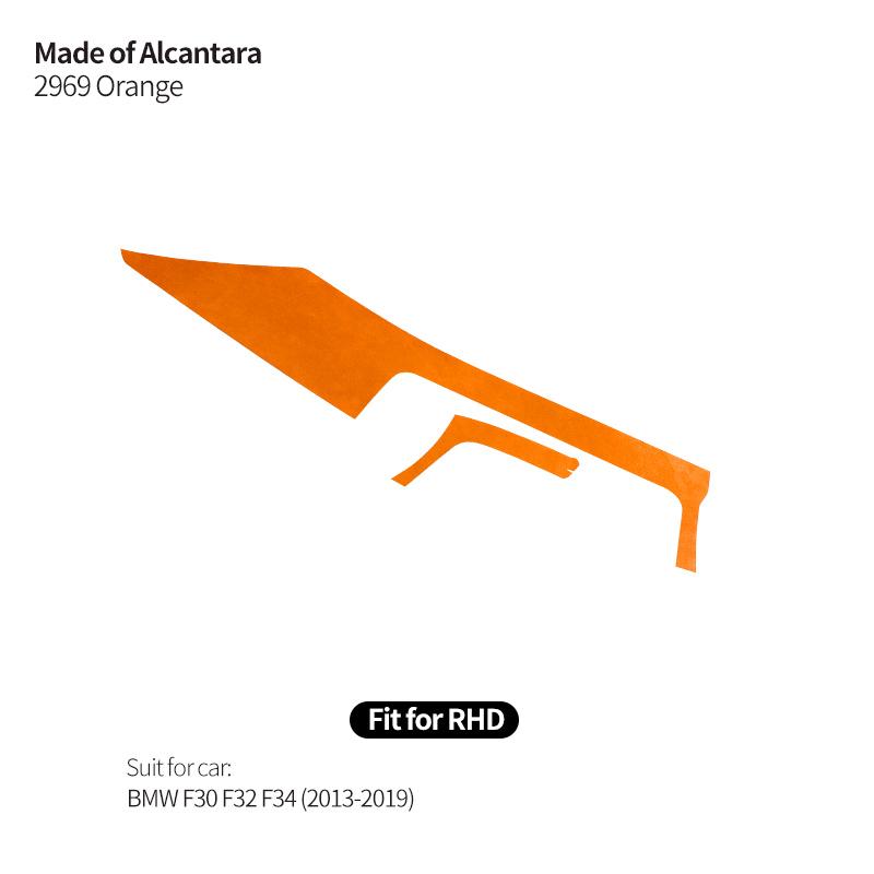 Top Suede For BMW F30 F32 F34 (2013-) Center Console Dashboard trument Panel Trim Sticker Car Interior Tuning Accessories