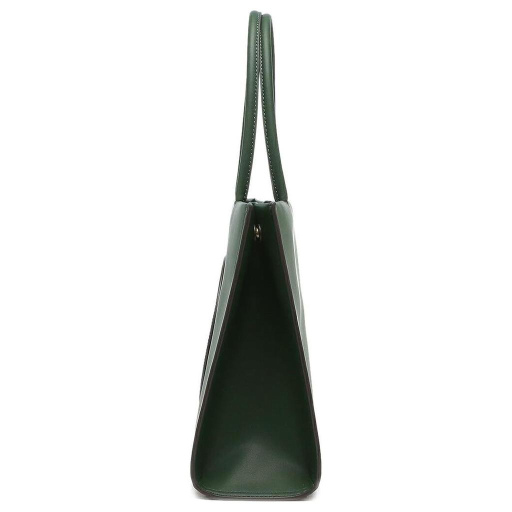 Tory Burch Ella Bio Magnetic Snap Adjustable Detachable Shoulder Strap Tote Bag Women Tote Basil-Green 145612-312