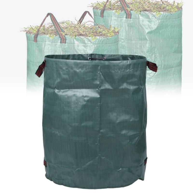Durable Plastic Garden Waste Bag For Leaves And Branches High Capacity 60l To 500l