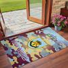 Crystal Velvet Rug Custom Name Text, Soft Non Slip Floor Mat Home DecorBurnley Football