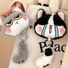 Cute Long-Tailed Kitten Plush Doll Pendant Cartoon Stuffed Doll Keychain Bag Charm Backpack Hanging Decoration Key Holder