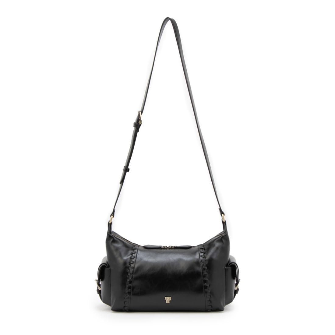 

Anna Sui Gina Shoulder Black Bag, чёрный