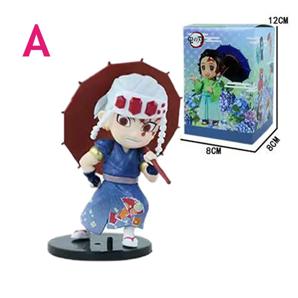 Plum Rain Series  Tanjiro Kamado Nezuko Anime Animation Figurine Creative Statue Model Ornament Surprise Present