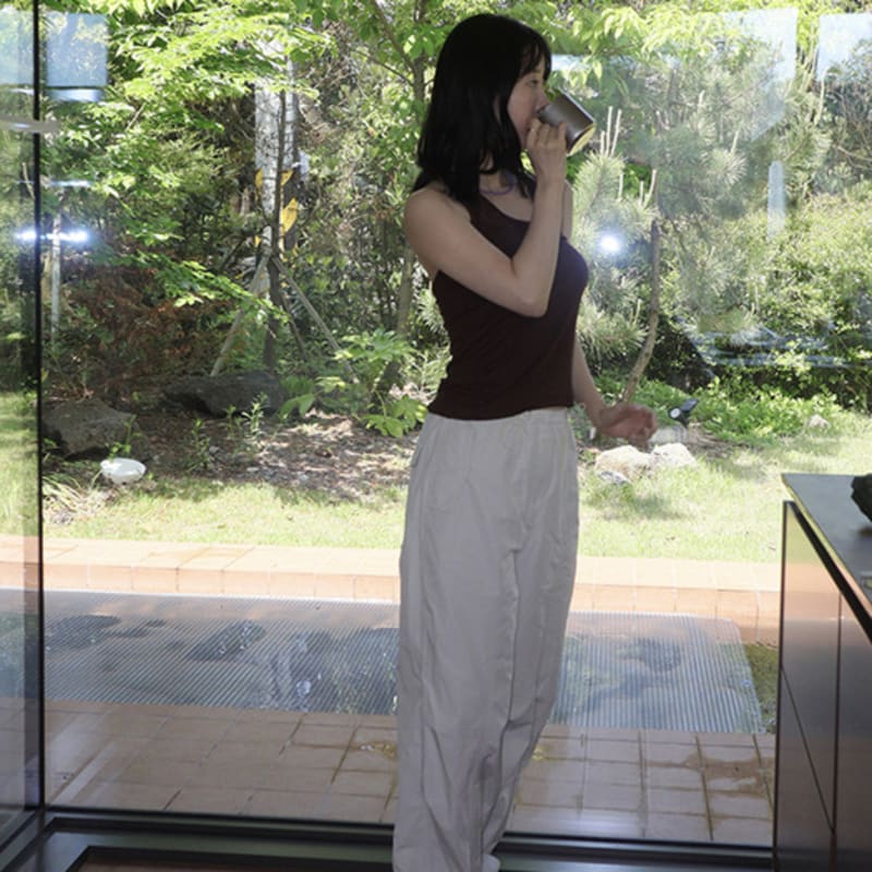 Modernlike Silver 925 Burgundy Coral Piercing Earrings