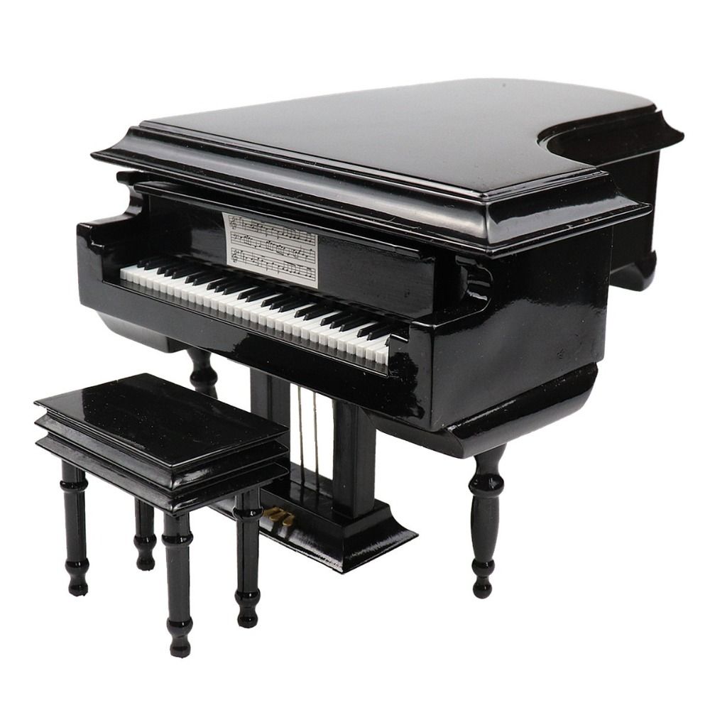 Handmade Miniature Model Wooden Musical Instrument New Mini Pianos