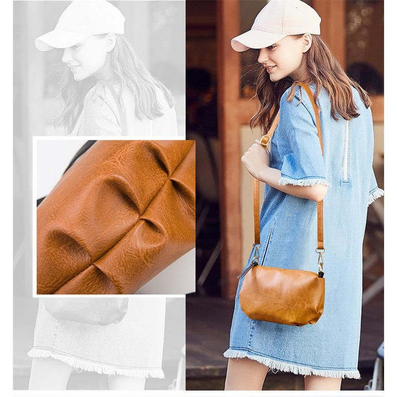 Vintage Three Piece Set Mother And Daughter Bags European American Fashion Handbag Shoulder Bag Crossbody Bag