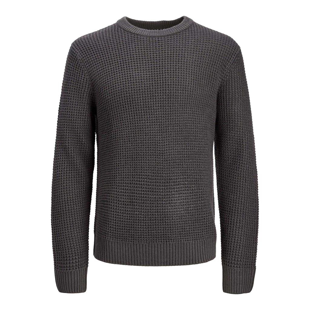 Jack And Jones Mens Textured Long-Sleeved Jumper