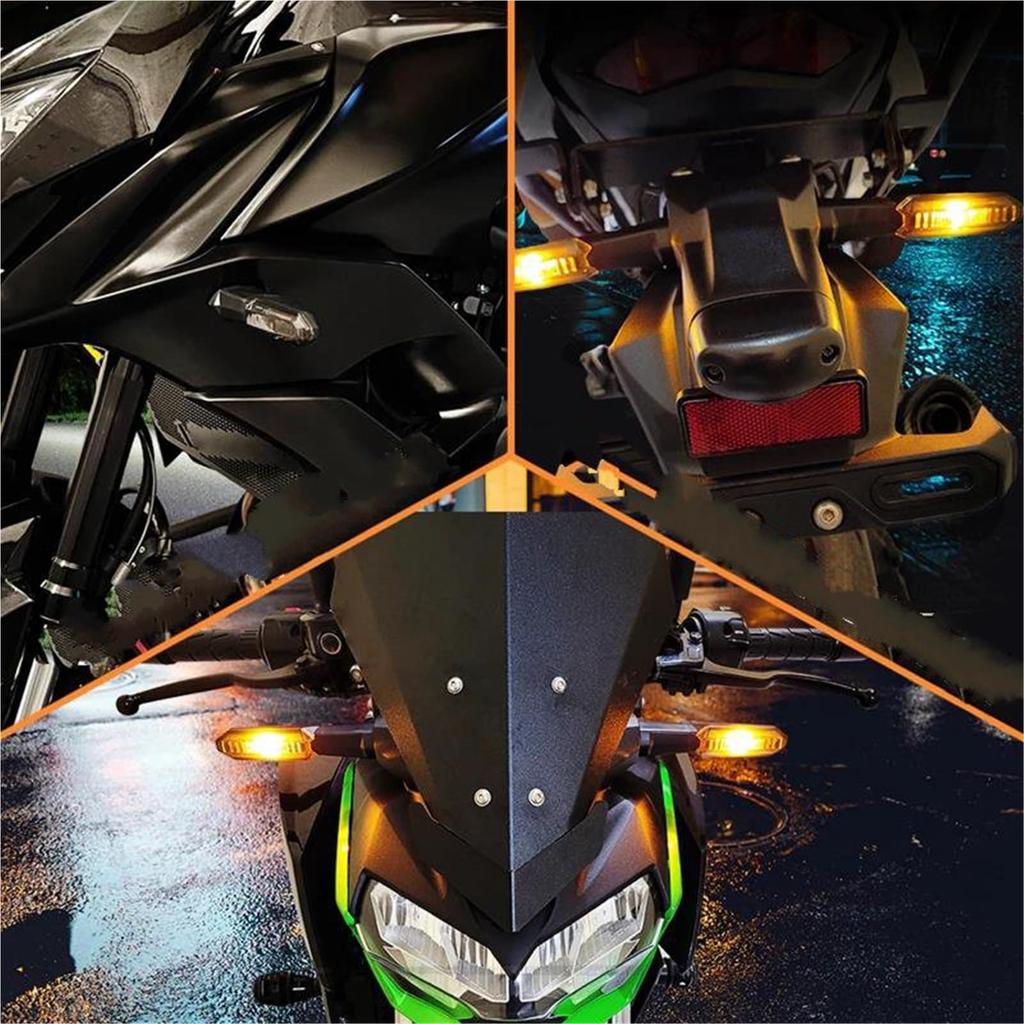 Turn Signal Motorcycle Flasher Turn Signal Indicator Light Lamp Fits Kawasaki Z250/SL Z300 Z750