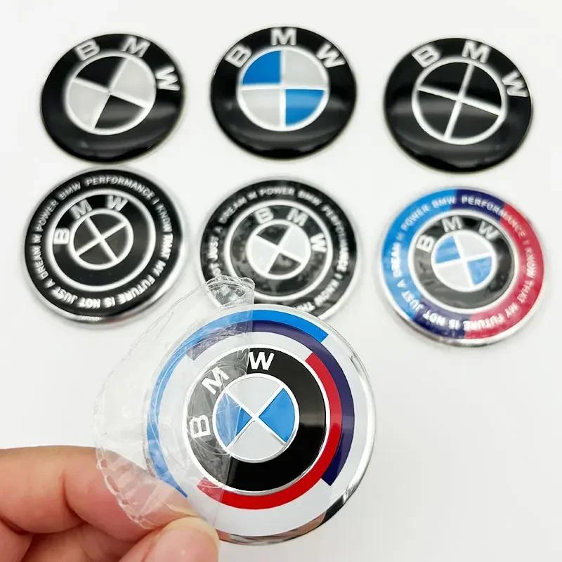 Set 7 Buc Embleme BMW 56mm 68mm Capace Centrale Roți Auto 82mm Emblema Capotă Față Auto 74mm Logo Portbagaj Spate 45mm Autocolant Volan