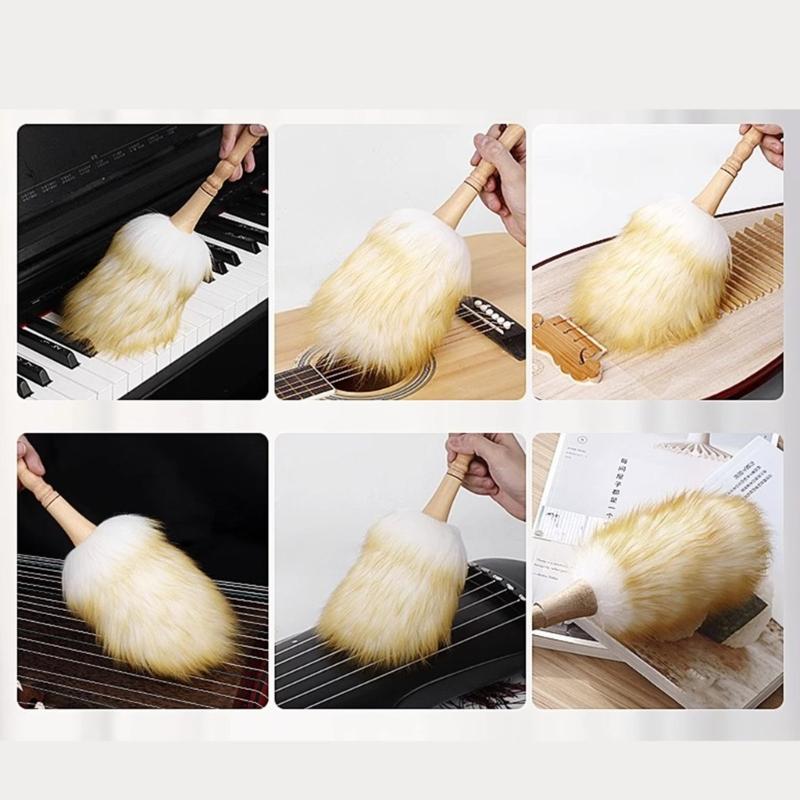 Effective Lambswool Brush for Dust and Stain Removal from Instruments