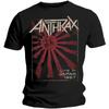 Men's Anthrax Live In Japan T-shirt XX-Large Black