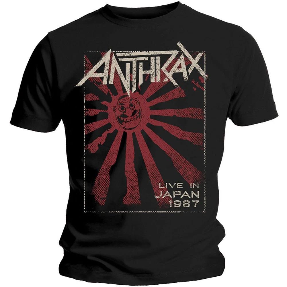 Men s Anthrax Live In Japan T-shirt XX-Large Black XXXL