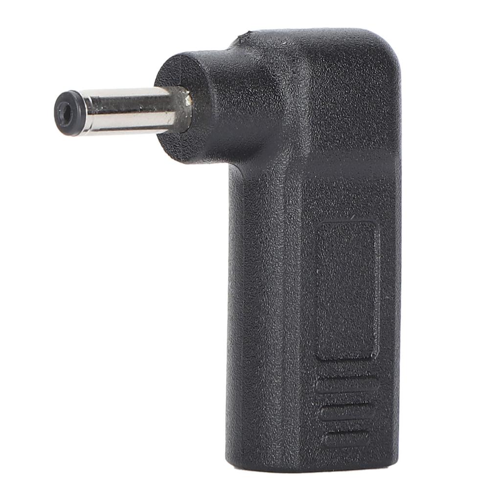 Adapter Type C USBC to Rectangle DC 65W 90 Degree Angled PD Emulator for Laptop Tablet 4.0x1.35mm
