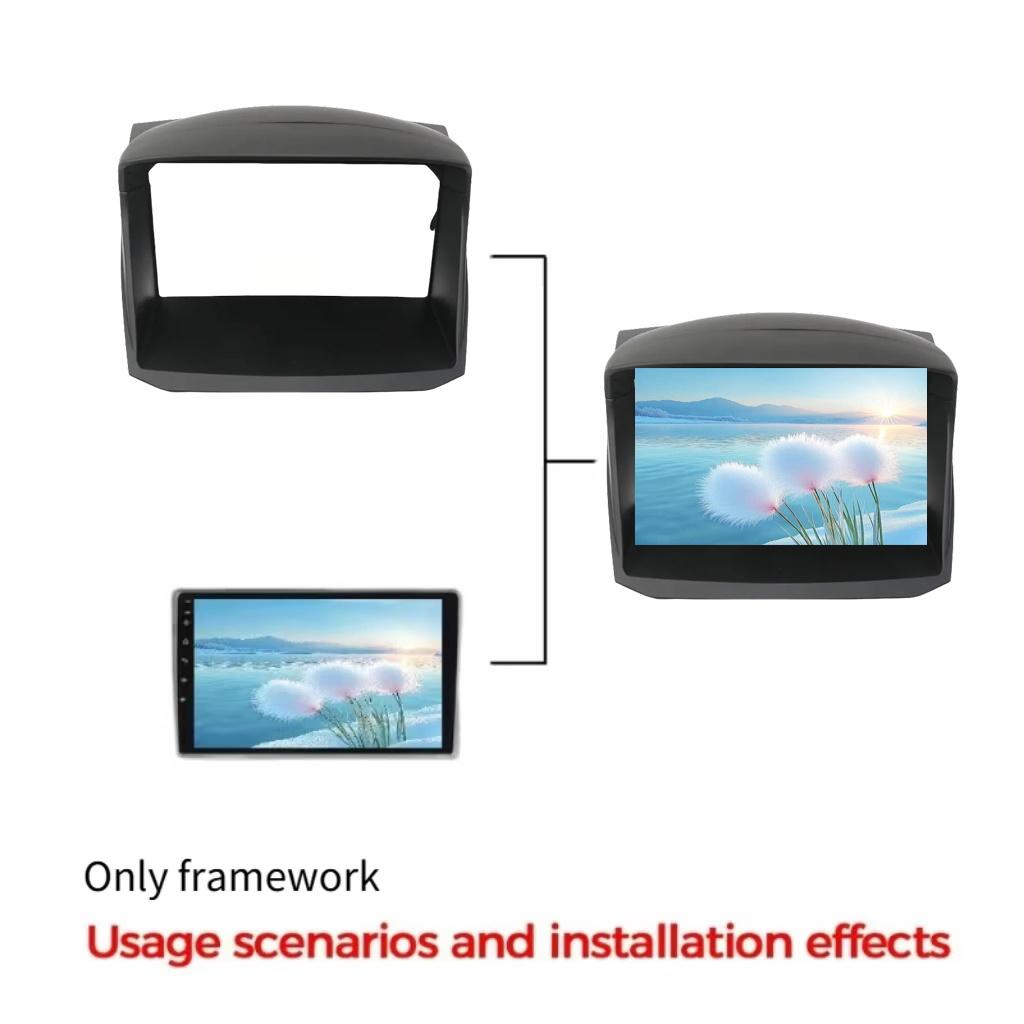 9 Inch Car Frame Fascia Adapter Android Radio Dash Fitting Panel Kit For Ford Fiesta