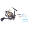 Mini ALL METAL Fishing Reel with Metal Spool Ball Grip Spinning Small Winter Ice Fishing Wheel for Saltwater Freshwater Carp