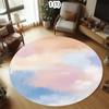 Oil Painting Style Living Room Rug Modern Home Decor Carpet Soft Non-Slip Floor Mat Fluid Brushstroke Pattern for Bedroom