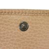 Gebrauchte GG Marmont Double G Kompaktbörse (9539), 735212, 7942, Kalbsleder Geldbörse Kartenetui und Münzbeutel, Rosa Beige,
