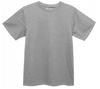 T-Shirt Men's Cotton Short Sleeve 6XL Light Grey Melange