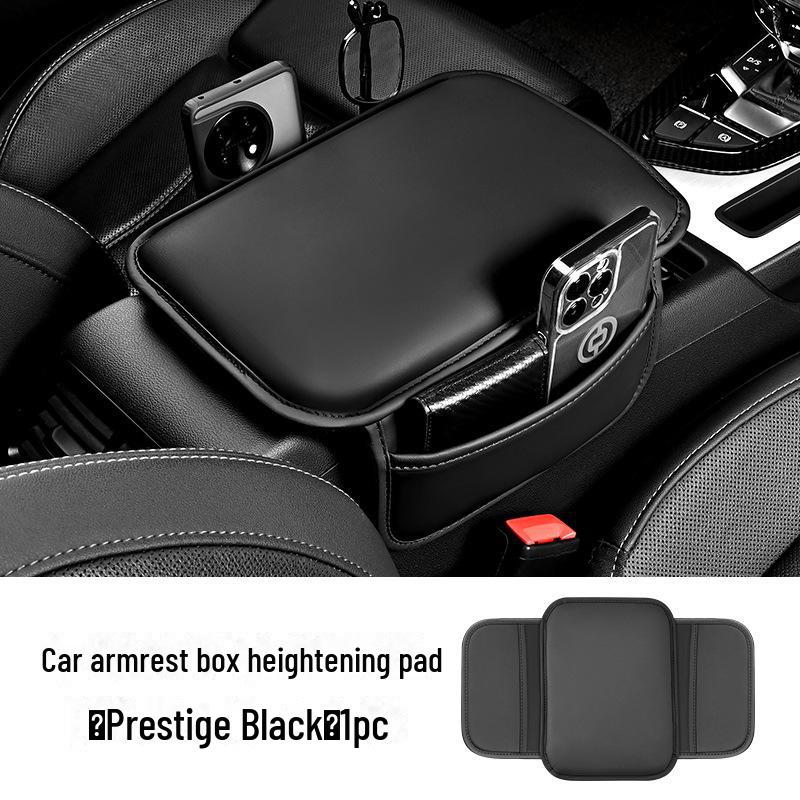 Universelles Auto-Armlehnenpolster: Aufbewahrungstasche, Taschentuchhalter und Ellenbogenstütze