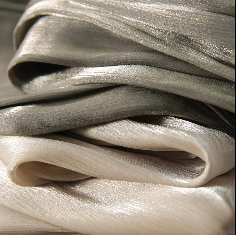 2025 Elegant Summer Gauze Midi Skirt - Romantic Luster, Solid Color, Slim Fit