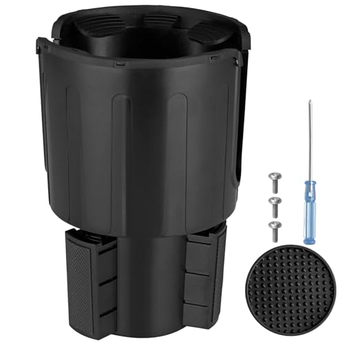 

AUTOUTLET Регулируемый расширитель подстаканника со съемным основанием, Расширитель подстаканника для автомобиля, Подставка для напитков, Подходит для больших бутылок от 6,5 до 10 см