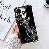 Custodia Morbida per Telefono con Sigillo Crociato Cyber Gotico per Xiaomi Redmi Note 14 15 Pro Plus 13 12 11S 11T 5G 10 9S 9 Placcata Anti-Caduta Fundas
