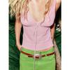 Za2024 Fall New Women's Clothing French Sexy Sleeveless V-neck Strap Knitting Tops 4331102 526