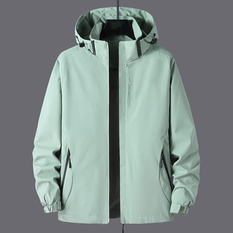Women's Spring and Autumn Outdoor Sports Punching Jacket Natural Waterproof Hooded Jacket