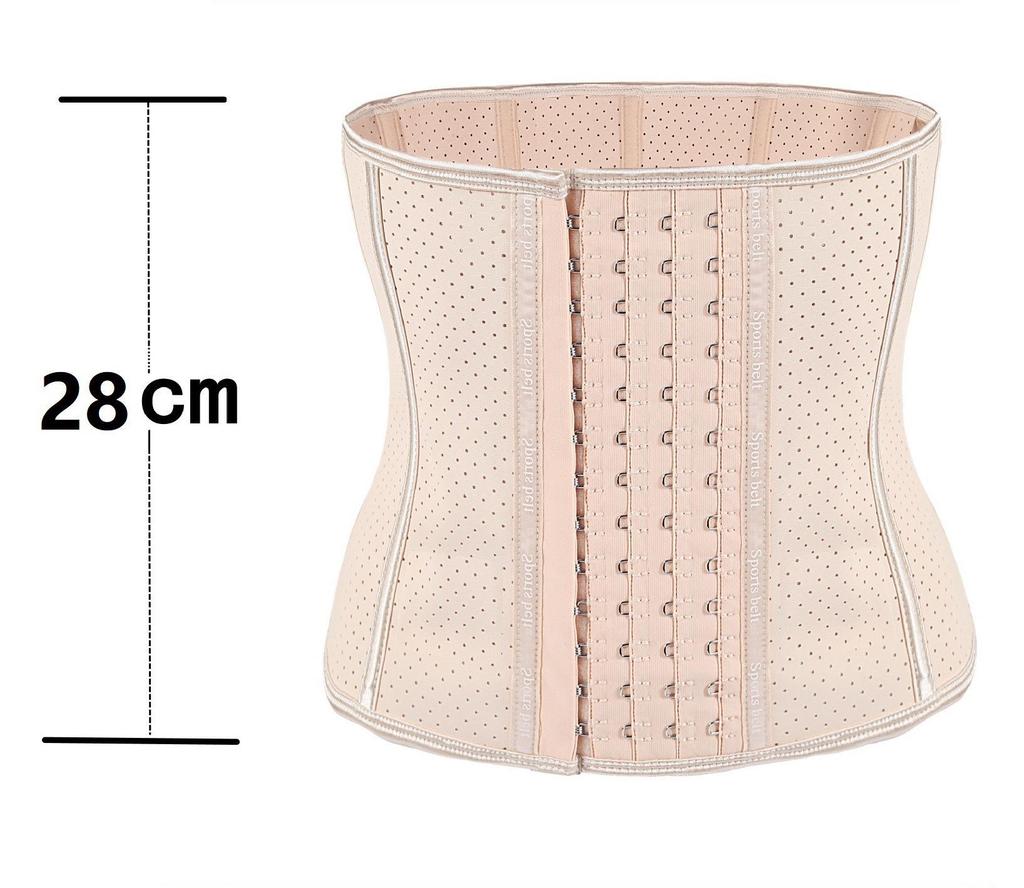 Latex Sports Waist Trainer: Slim Fit Abdominal Binder with 9 Bones for Postpartum Sculpting and Shaping