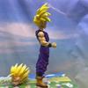 24cm Dragon Ball  Anime Figure Two Head Son Gohan Action Figurine Super Saiyan 2 Cell Game Children Toy Decoartion Son Goku Gift