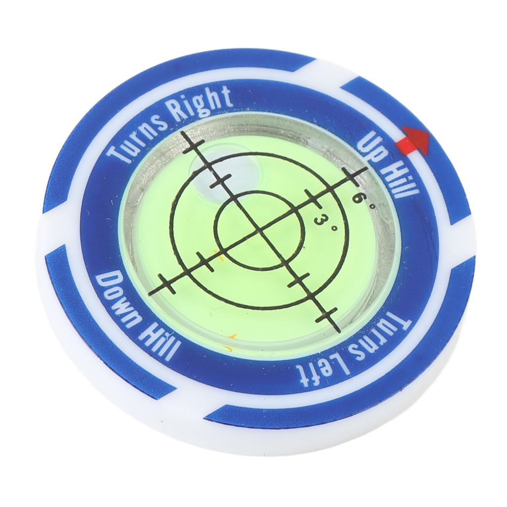 Golf Ball Marker with Hat Clip High Accuracy Portable Lightweight Golf Round Bubble Level for