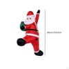 Christmas Inflatable Santa Claus Outdoor Decoration Climbing Wall Display Winter Holiday Prop Party