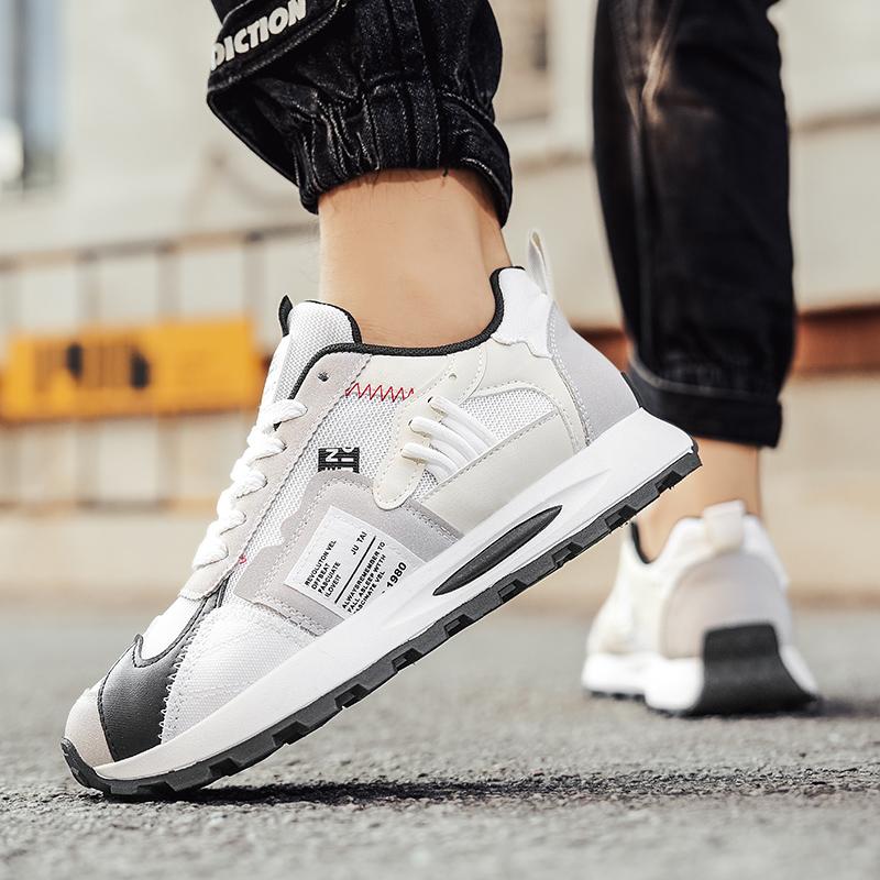 2025 casual all match youth sneakers thick-soled breathable dad shoes niche personality color matching Gan fashion shoes